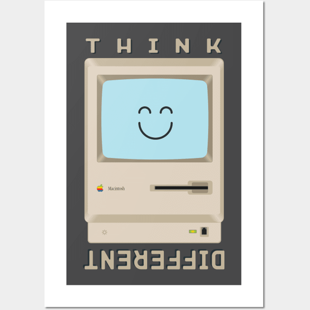 Macintosh retro computer Wall Art by mad_artist